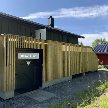 Moderne Og Familievennlig Sokkelleilighet For Opptil 6 Personer, Gratis Parkering & Elbillading 아파트 *